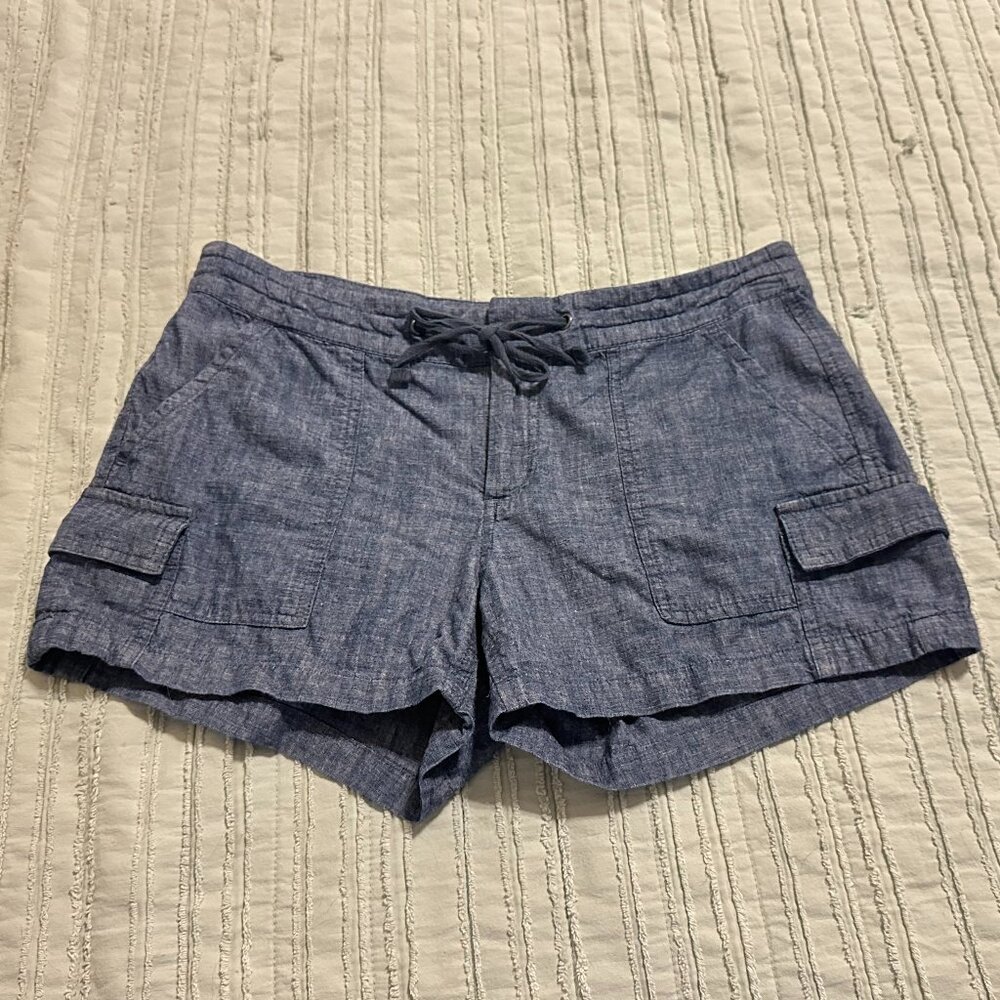 Banana Republic Blue Chambray Shorts Size 6
